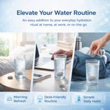 Hydroliv etiqueta con lista de ingredientes naturales y perfil vegano