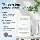 Hydroliv primer plano de textura de tableta, indica fórmula activa mejorada