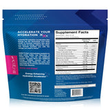 HydroMATE etiqueta con ingredientes y vitamina C visible para confianza