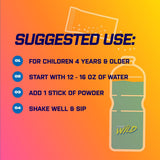 HydroWild niña bebiendo tras practicar deporte, apoyo a recuperación