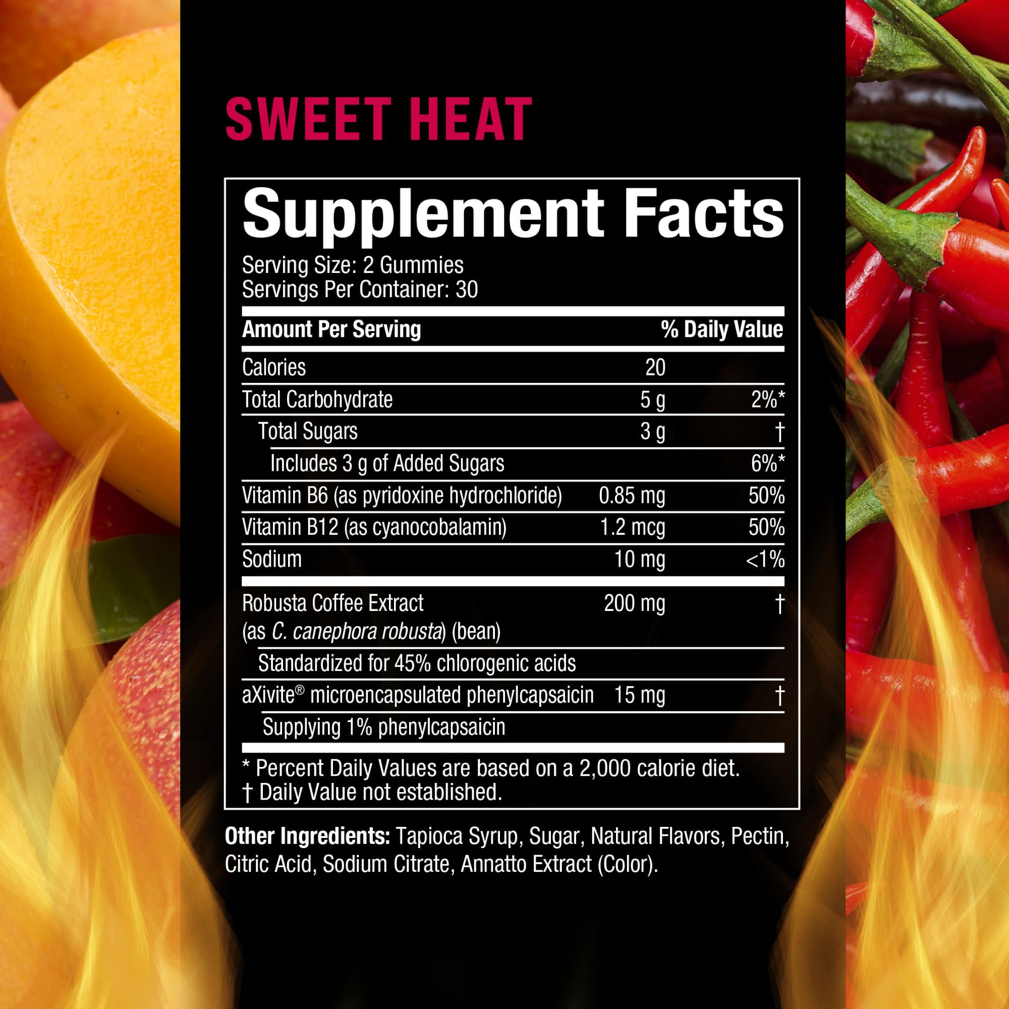 Hydroxycut detalle de etiqueta con ingredientes clave y beneficios claros