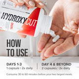 Hydroxycut antes de entrenamiento, energía y enfoque para actividad