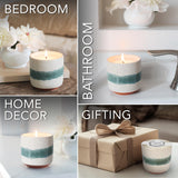Hyggelight maceta Edith en salón, aporta decoración y aroma acogedor
