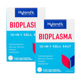 Hyland's mostración frontal del pack de 2 frascos para conveniencia diaria