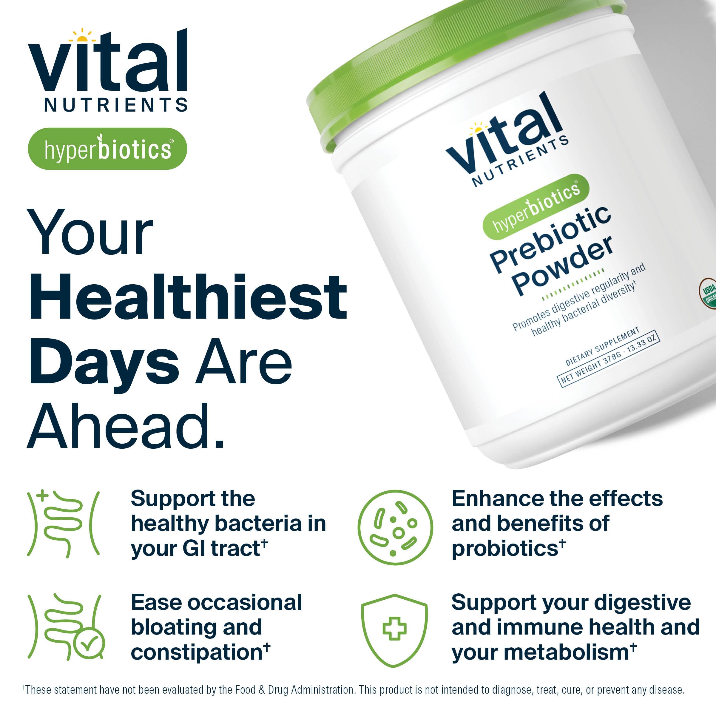 Hyperbiotics etiqueta nutricional destacando limpias certificaciones