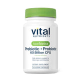 Hyperbiotics frasco frontal mostrando la etiqueta y beneficio digestivo