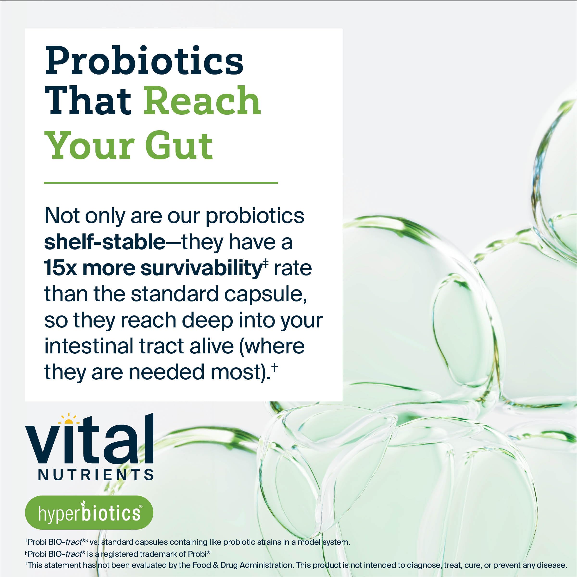 Hyperbiotics etiqueta nutricional y lista de cepas para transparencia