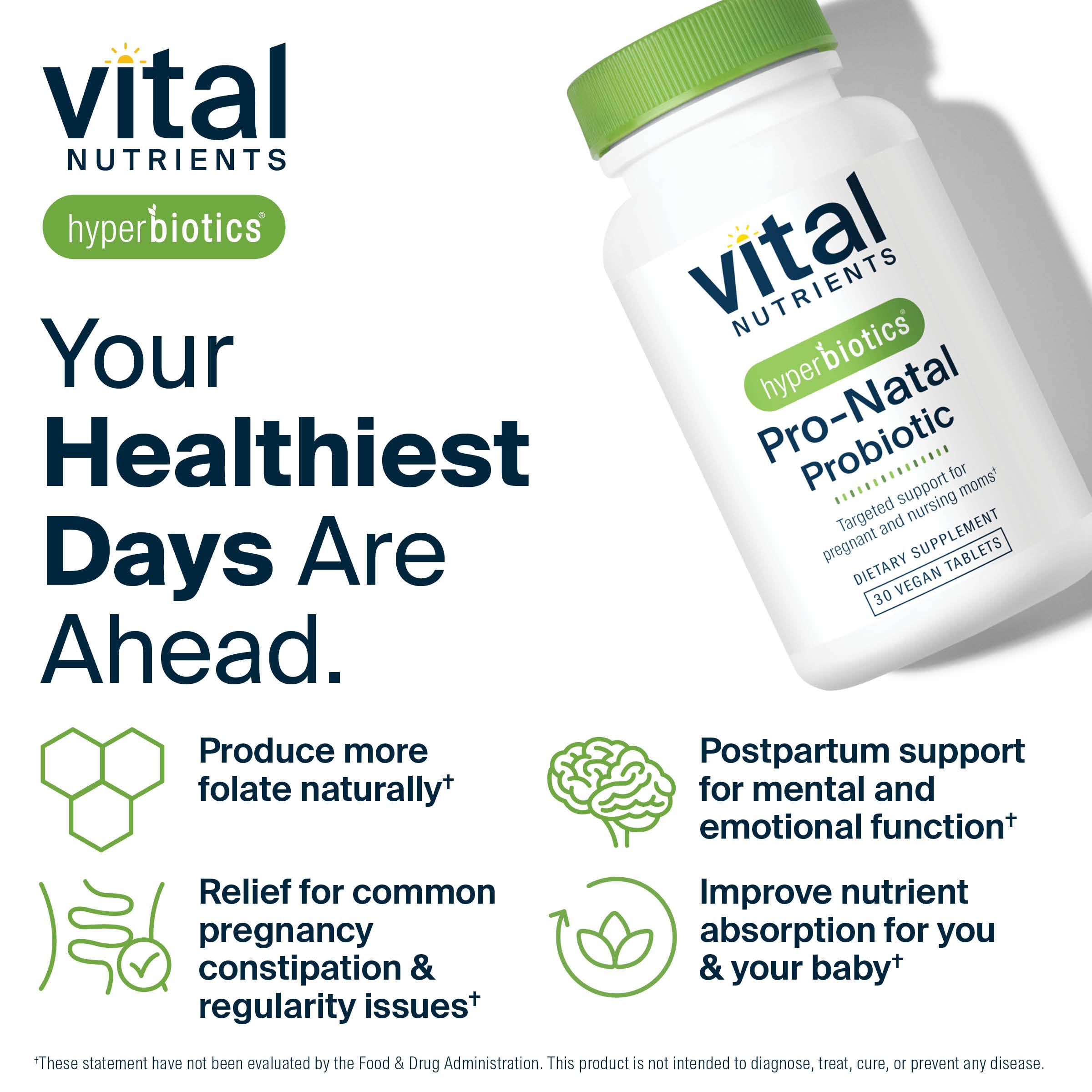 Hyperbiotics etiqueta nutricional que muestra ingredientes y pureza