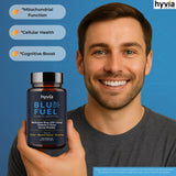 Hyvia Health primer plano de cápsula que resalta su recubrimiento uniforme
