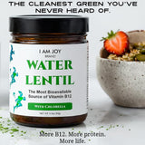 I Am Joy co. etiqueta nutricional en primer plano, información transparente