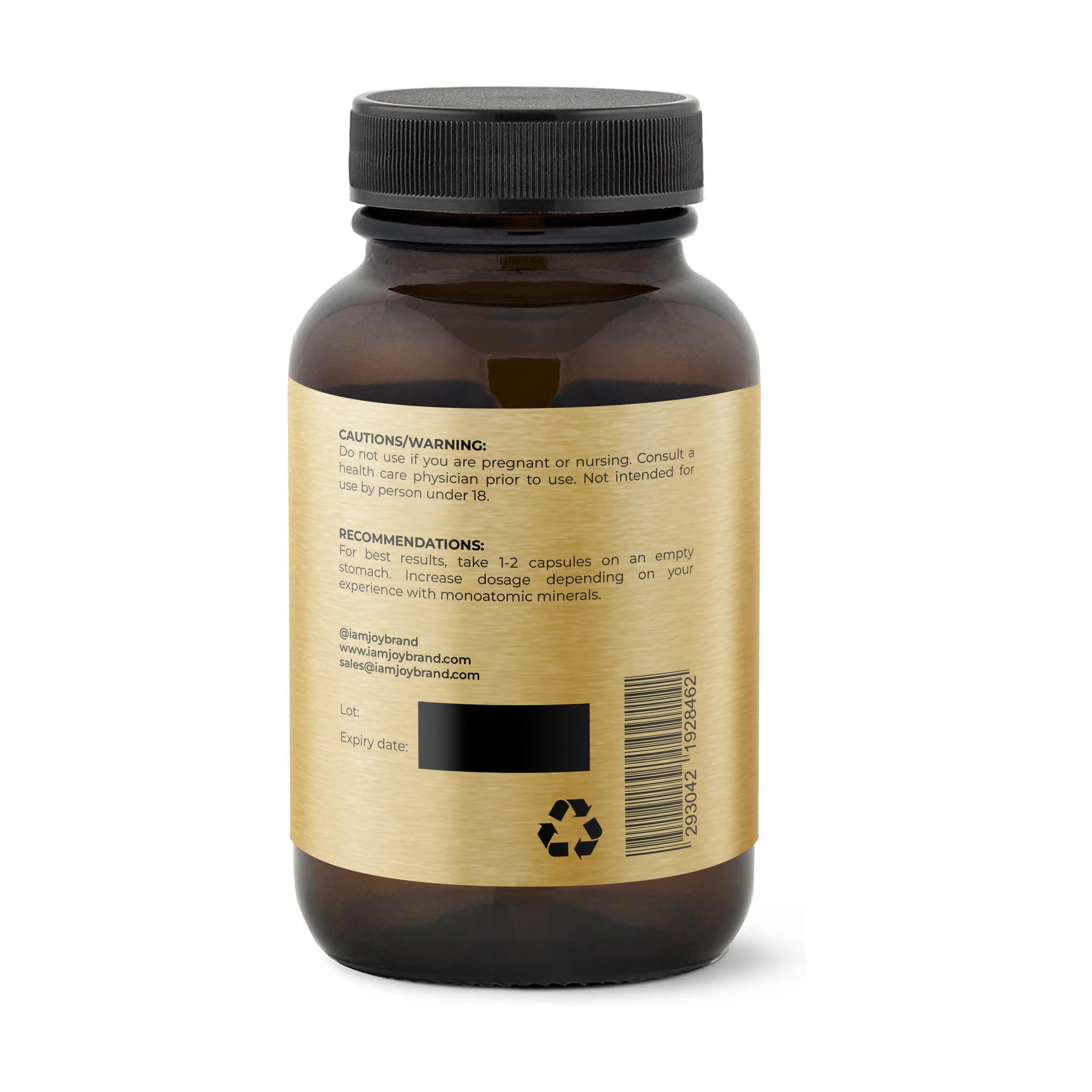 I Am Joy co. ingredientes naturales dispuestos para mostrar calidad