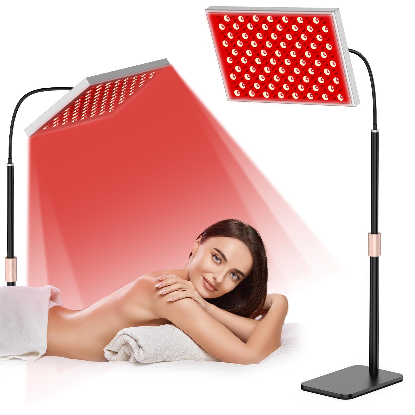 i-Venoya panel frontal mostrando LEDs y beneficio de cobertura amplia