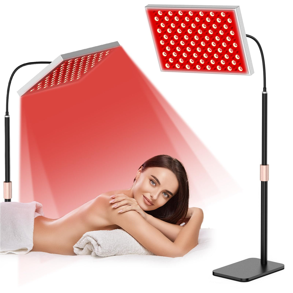i-Venoya panel frontal mostrando LEDs y beneficio de cobertura amplia