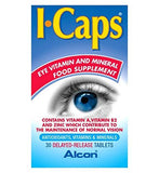 ICaps frente del envase mostrando 30 tabletas y facilidad de uso