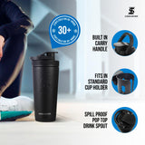 Ice Shaker agitador giratorio enroscado listo para mezclar sin grumos, Ice Shaker mejora texturas