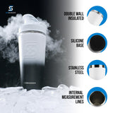 Ice Shaker detalle del agitador roscado que garantiza mezclas sin grumos