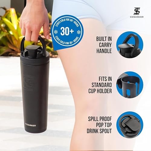 Ice Shaker acero inoxidable detalle de superficie resistente y sin olores