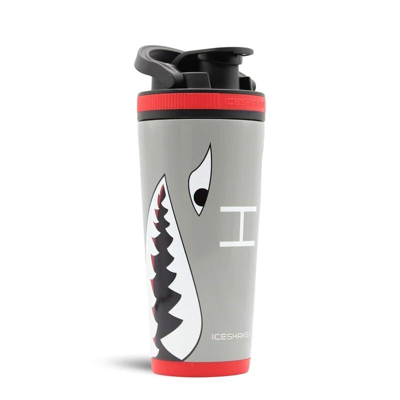 Ice Shaker Warthog frontal 26oz mostrando diseño y capacidad, mantiene frío prolongado