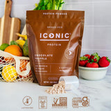 ICONIC cuchara medidora con polvo para comparar porción y control de calorías