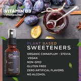 Ideal Infusion etiqueta con lista de ingredientes orgánicos y dosificación visible