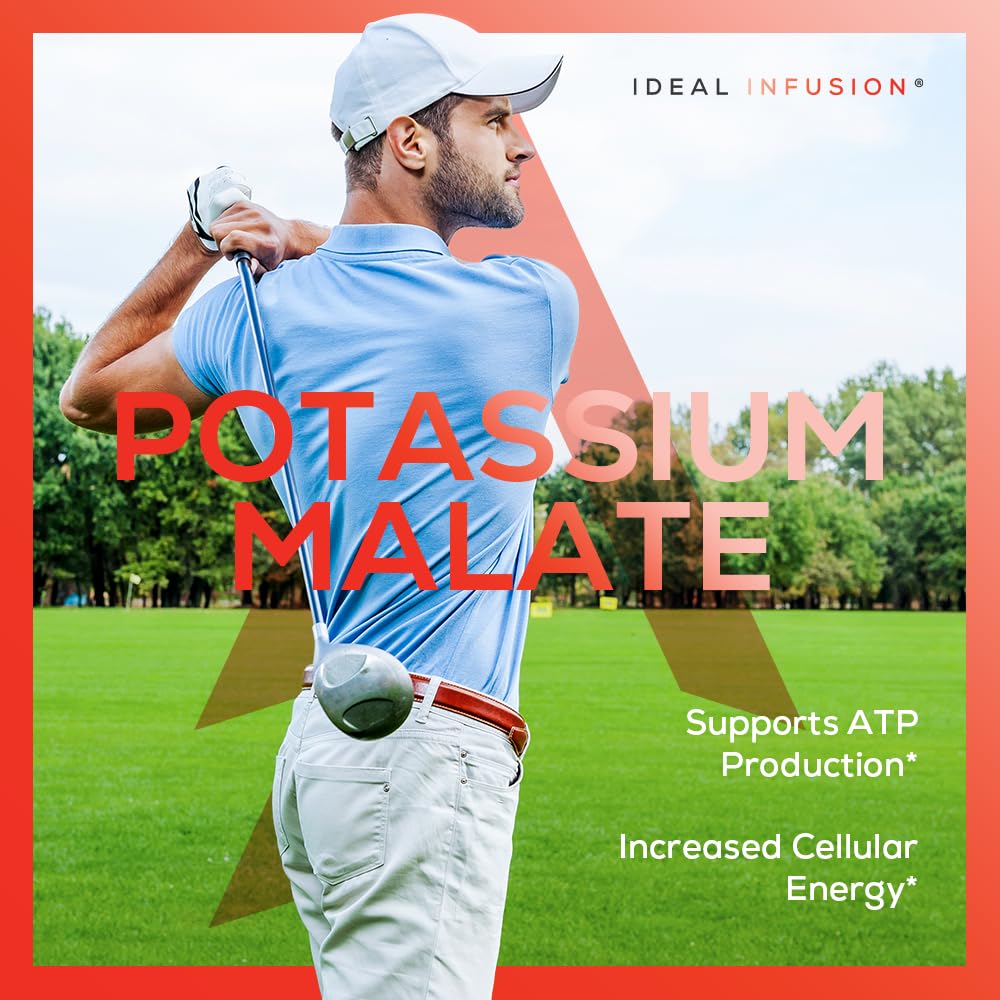Ideal Infusion etiqueta nutricional mostrando 500 mg potasio elemental por porción