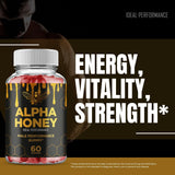 IDEAL PERFORMANCE Alpha Honey gomitas antes de entrenar, apoyo práctico para energía