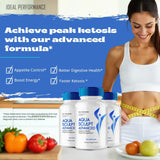 IDEAL PERFORMANCE etiqueta de Aqua Sculpt con lista de ingredientes clara y legible