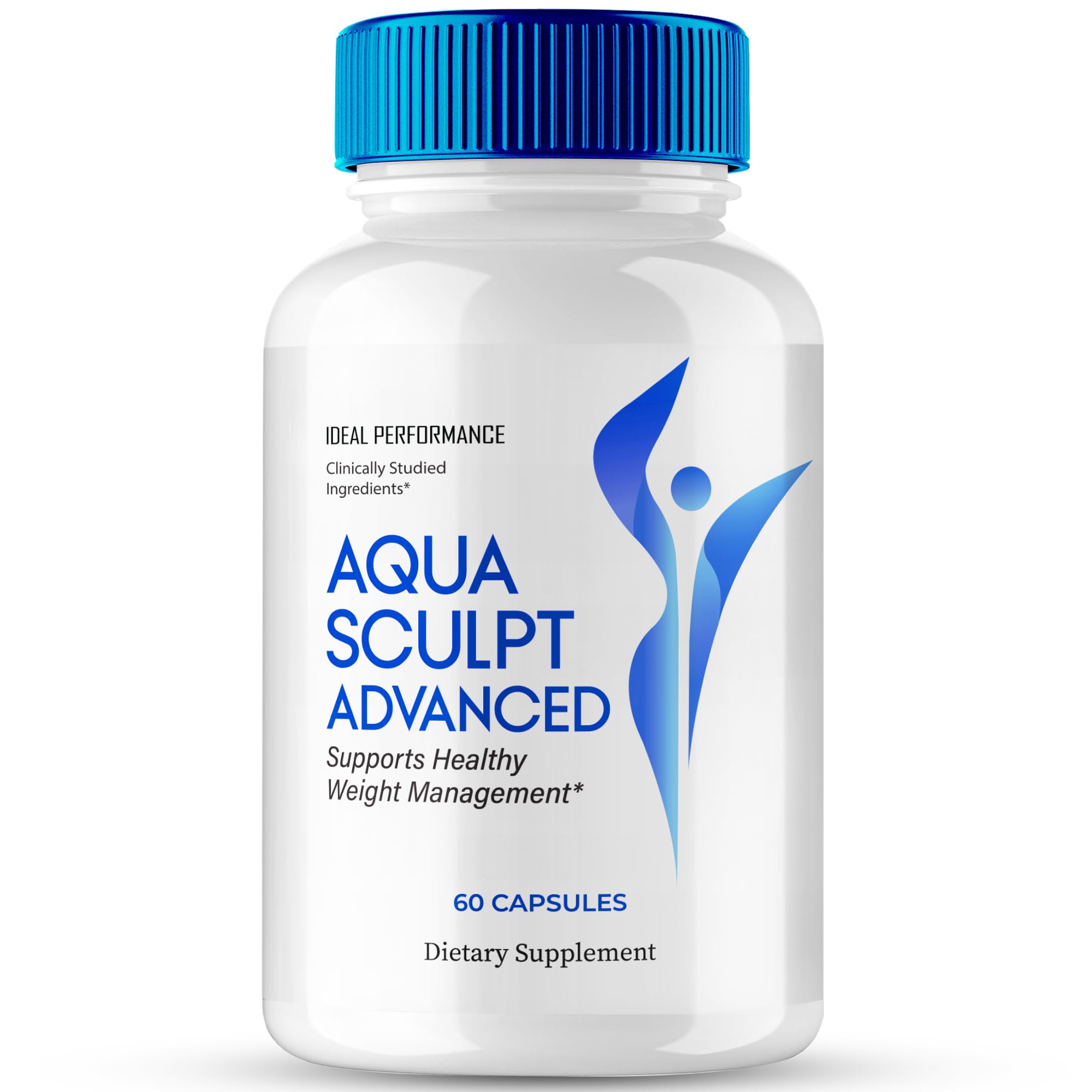 IDEAL PERFORMANCE frasco Aqua Sculpt mostrando el envase y beneficio de conveniencia
