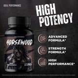 IDEAL PERFORMANCE cápsulas Horsewood en mano para comparativa de tamaño