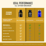 IDEAL PERFORMANCE CogniHoney etiqueta con información de ingredientes y dosis