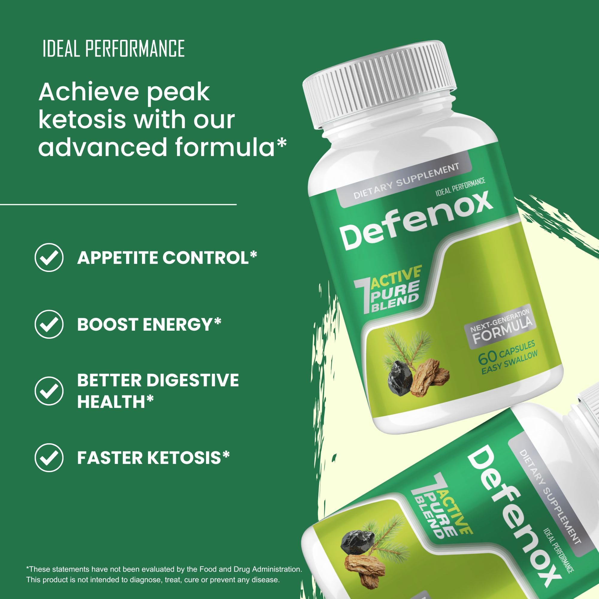 IDEAL PERFORMANCE etiqueta con información nutricional claridad en ingredientes