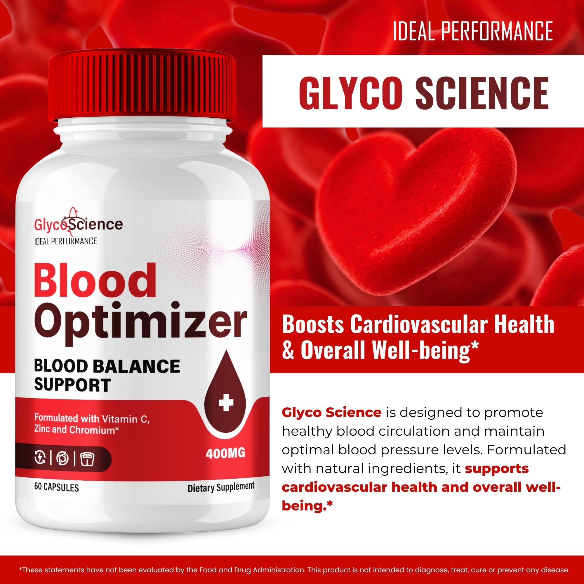 IDEAL PERFORMANCE ingredientes GlycoScience naturales exhibidos que resaltan origen y pureza