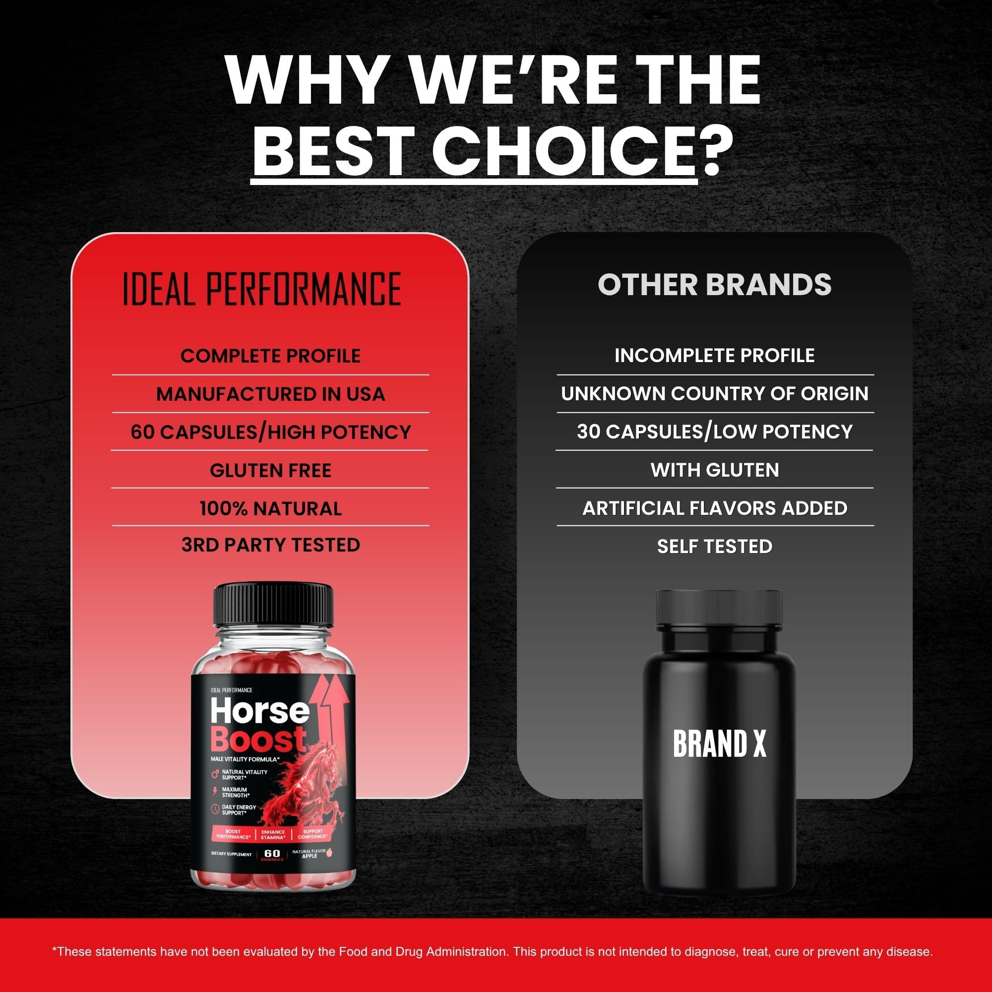IDEAL PERFORMANCE Horse Boost abierto mostrando ambos frascos del pack 2
