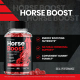 IDEAL PERFORMANCE Horse Boost en entorno de entrenamiento sugiere uso preactividad