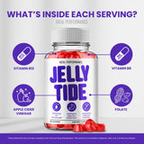 IDEAL PERFORMANCE Jelly Tide etiqueta de ingredientes legible y beneficios generales
