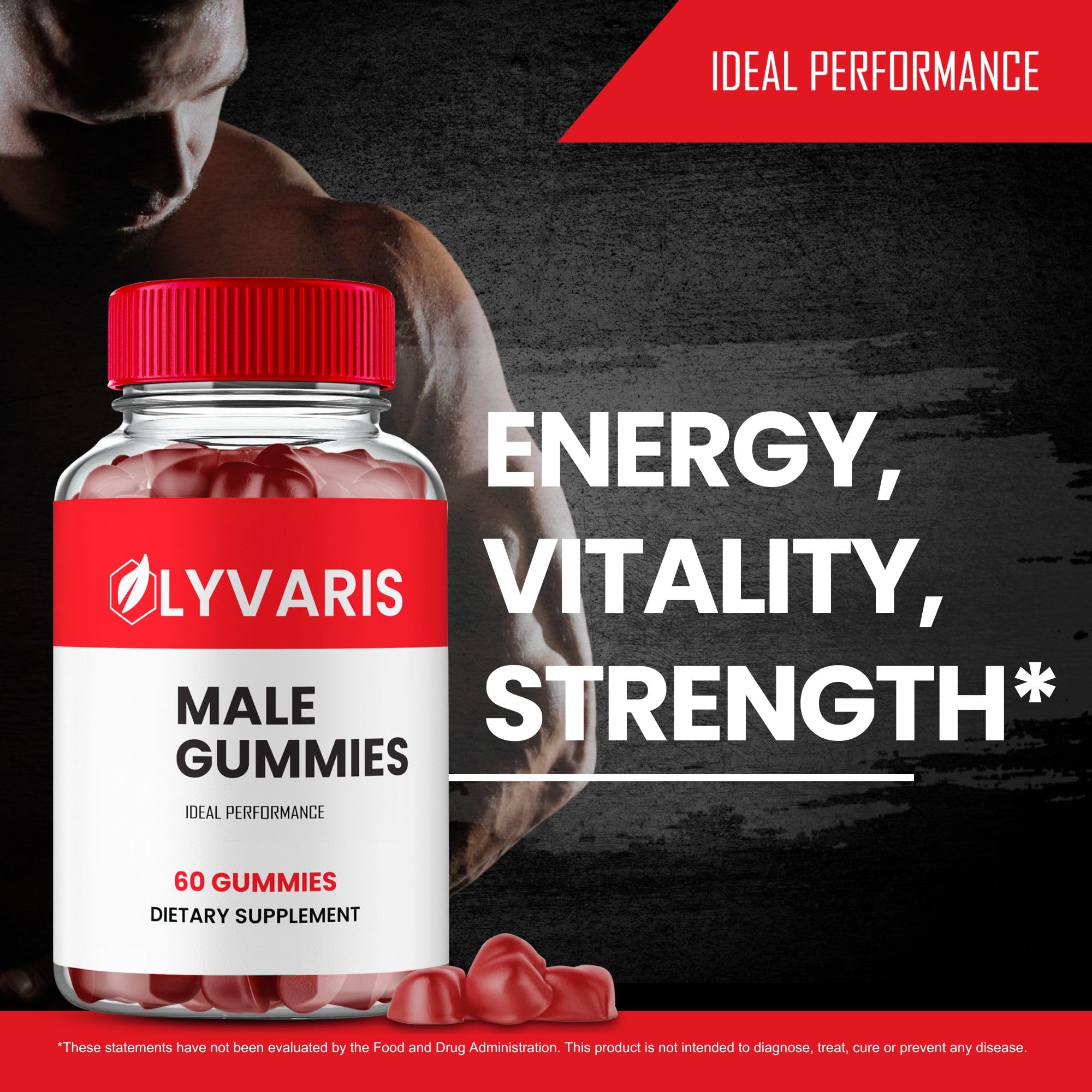 IDEAL PERFORMANCE Lyvaris etiqueta con información nutricional y dosificación visible