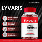 IDEAL PERFORMANCE Lyvaris varias gomitas desplegadas para visualizar cantidad