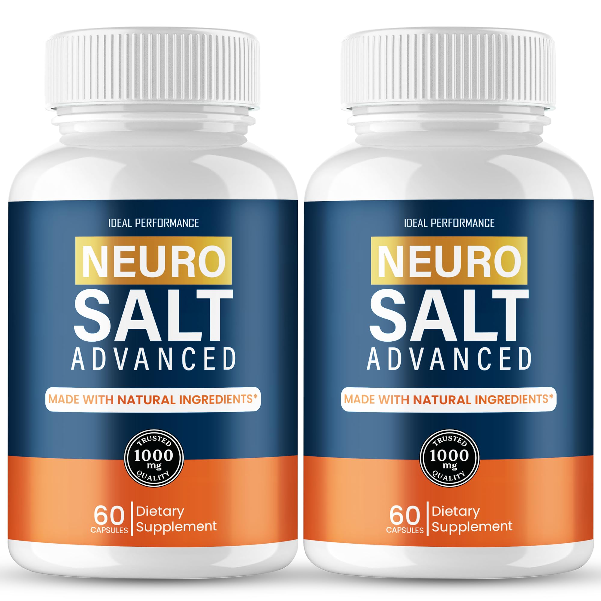 IDEAL PERFORMANCE Neuro Salt frontal del envase mostrando la marca y beneficio