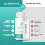 IDEAL PERFORMANCE frasco de SugarBalance Max en cocina mostrando uso cotidiano