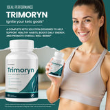 IDEAL PERFORMANCE Trimoryn en mano escala real para valorar tamaño del frasco