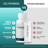 IDEAL PERFORMANCE Trimoryn en bolso de viaje imagen que resalta portabilidad