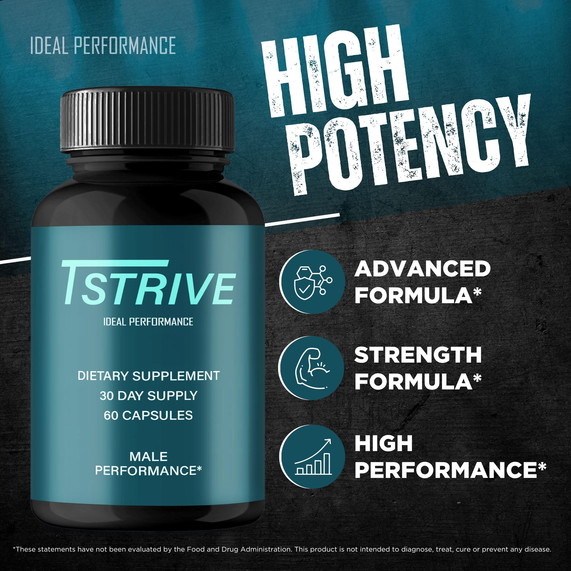 IDEAL PERFORMANCE cápsulas Tstrive junto a equipo de entrenamiento promoviendo energía