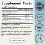 Ideal Wellness detalle de la etiqueta con ingredientes y dosis legible