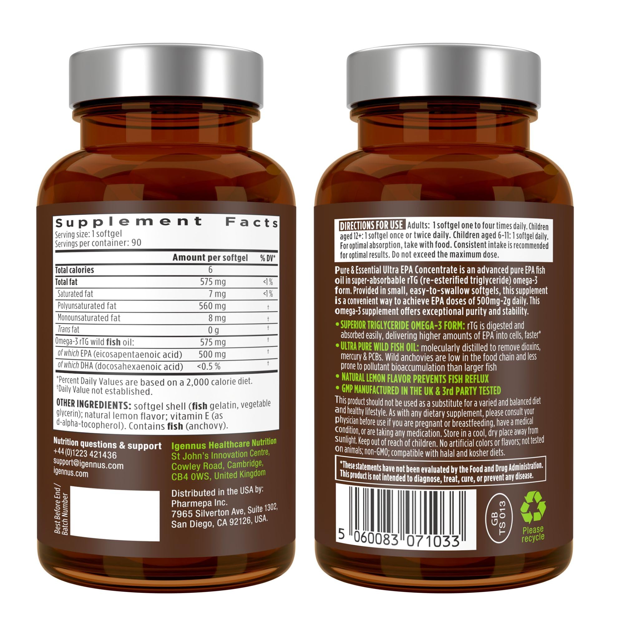 Igennus gota de aceite en cucharita muestra textura y pureza