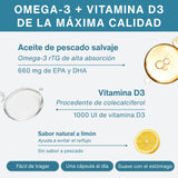 Igennus cápsula en primer plano destacando alta concentración de omega‑3
