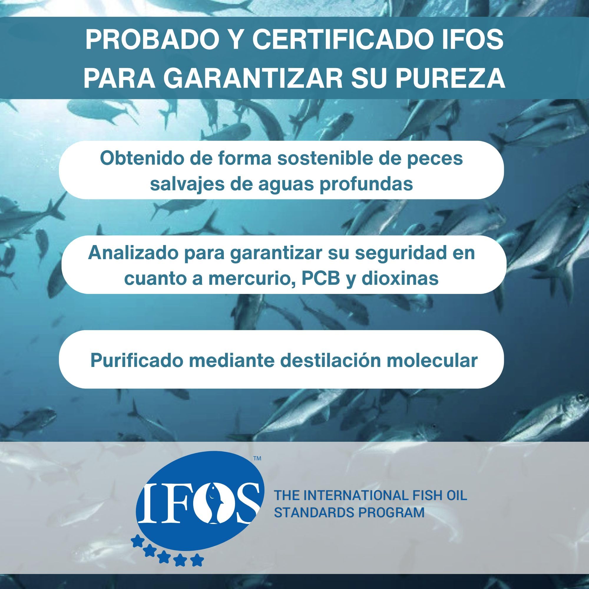 Igennus etiqueta nutricional que indica dosis de EPA, DHA y vitamina D3