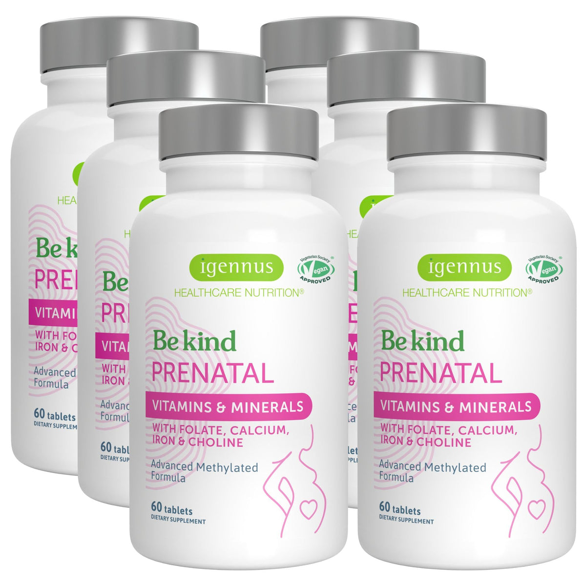 Igennus frasco frontal mostrando etiqueta clara y beneficios