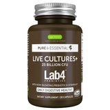 Igennus envase frontal Live Cultures+ mostrando etiqueta clara y beneficio vegano