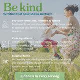 Igennus etiqueta con información nutricional y pruebas de pureza claras