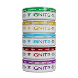 Ignite latas agrupadas del pack de 5, ventaja de 100 bolsitas